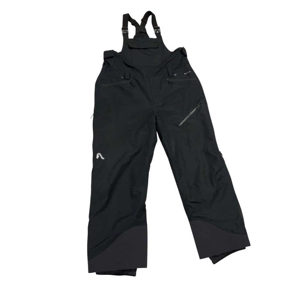 Flylow Snow Bib Overalls Mens XXL Black Ski Snowboard Pants